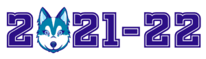 school year 2021-22 with husky logo as the zero