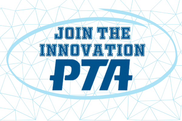 words, "Join the Innovation PTA" with a circle around them